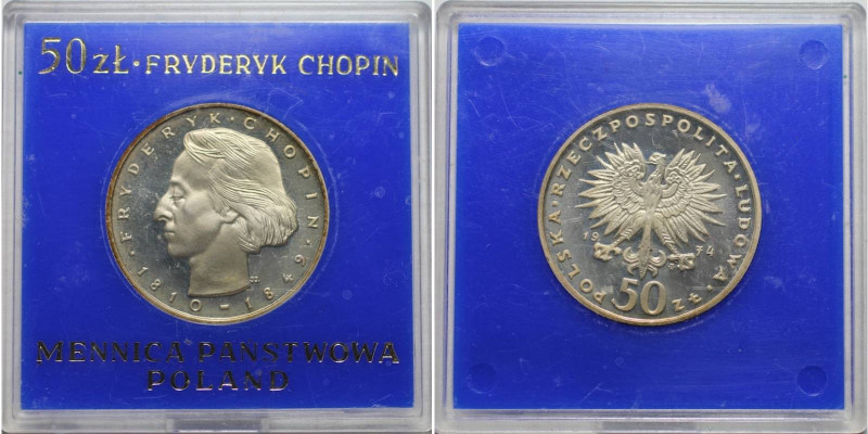 Europäische Münzen und Medaillen, Polen / Poland. Fryderyk Chopin (1810-1849). 5...