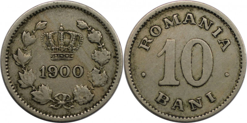 Europäische Münzen und Medaillen, Rumänien / Romania. Karl I. 10 Bani 1900. Kupf...