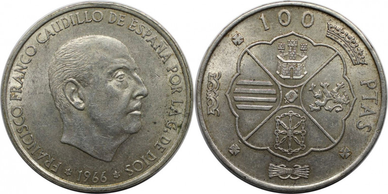 Europäische Münzen und Medaillen, Spanien / Spain. Francisco Franco (1939-1975)....