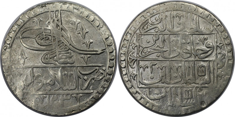 Weltmünzen und Medaillen, Türkei / Turkey. Yuzluk AH 1203/2 (1790), Silber. 31.5...