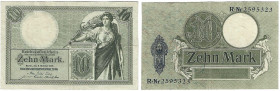 Banknoten, Deutschland / Germany. Deutsches Reich. 10 Mark 1906. Ro.27b. III