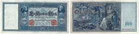 Banknoten, Deutschland / Germany. Deutsches Reich. Reichsbanknote 100 Mark 1909. Ro.38. III