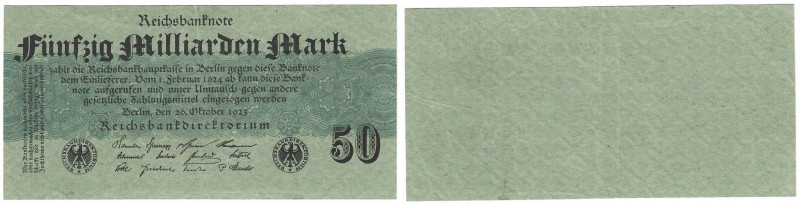 Banknoten, Deutschland / Germany. Deutsches Reich, Weimarer Republik. Reichsbank...