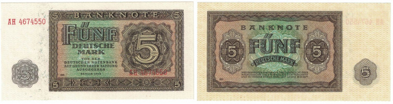 Banknoten, Deutschland / Germany. DDR. 10 Deutsche Mark 1948. Ro.343d. I