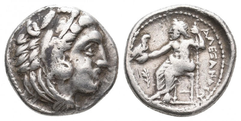 KINGS OF MACEDON. Alexander III 'the Great' (336-323 BC). AR Drachm. Amphipolis....