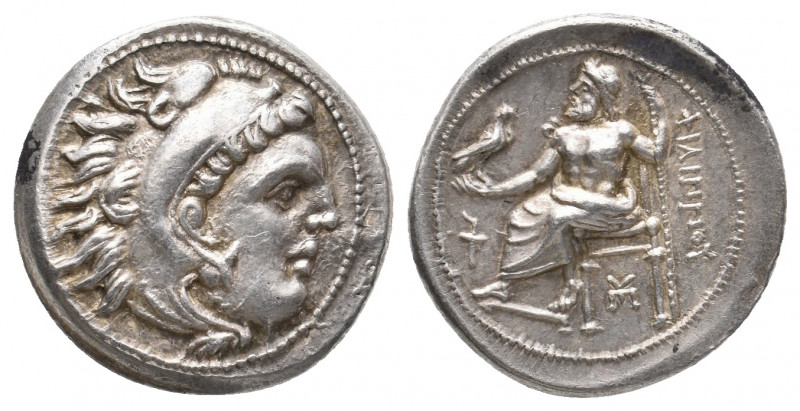 KINGS OF MACEDON. Philip III Arrhidaios. (323-317 BC). AR Drachm. Sardes. Stuck ...