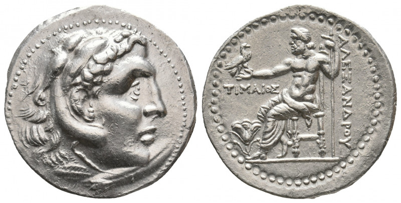 KINGS OF MACEDON. Alexander III 'the Great' (336-323 BC). AR, Tetradrachm. Rhode...