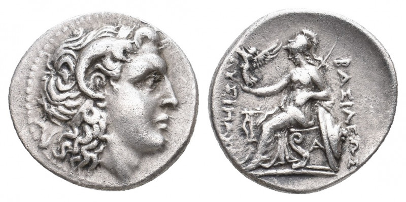 KINGS OF THRACE (Macedonian). Lysimachos (305-281 BC). AR Drachm. Ephesos, circa...