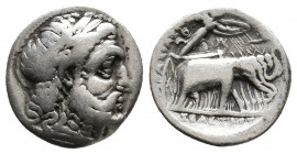 SELEUKID KINGDOM. Seleukos I Nikator (312-281 BC). AR Drachm. Seleukeia on the Tigris II.
Obv: Laureate head of Zeus right.
Rev: BAΣIΛEΩΣ / ΣEΛEYKOY.
...