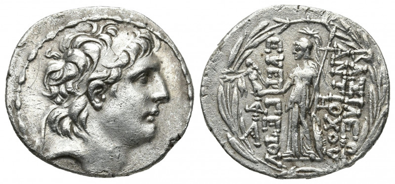 SELEUKID KINGDOM. Antiochos VII Euergetes (Sidetes) (138-129 BC). AR Tetradrachm...