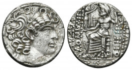 SELEUCIS & PIERIA. Antioch. Augustus. (27 BC-AD 14). AR Tetradrachm . In the name and types of the Seleucid king Philip I Philadelphus. Dated year 20 ...