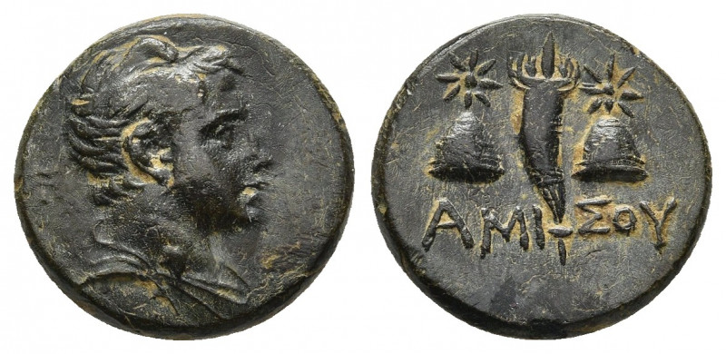 PONTOS. Amaseia. Struck under Mithradates VI (Circa 120-111 or 110-100 BC). Ae.
...