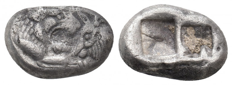 KINGS OF LYDIA. Sardes. Kroisos (Circa 564/53-550/39 BC). AR Half Stater. 
Obv: ...