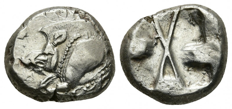 DYNASTS OF LYCIA. Uncertain Dynast (Circa 500-480 BC). AR Stater.
Obv: Forepart ...