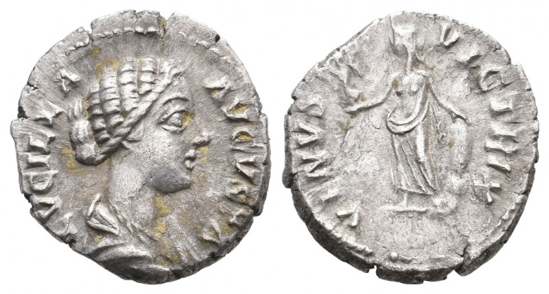 LUCILLA AUGUSTA, 164-182 AD. AR, Denarius. Rome.
Obv: LVCILLA AVGVSTA. 
Draped b...