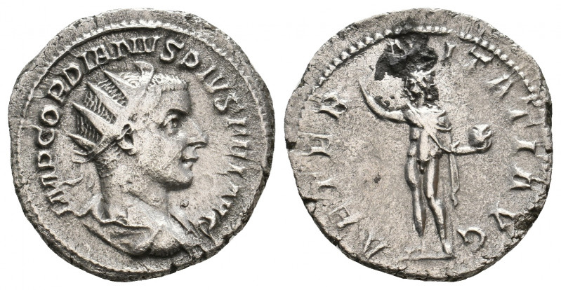 GORDIAN III, 238-244 AD. Antoninianus. Rome.
Obv: IMP GORDIANVS PIVS FEL AVG.
Ra...