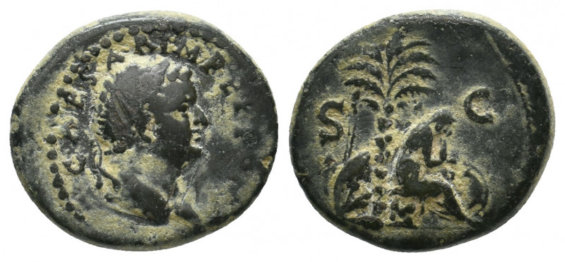 Uncertain mint of Asia Minor. Titus as Caesar (reign of Vespasian 77-78 AD). AE....