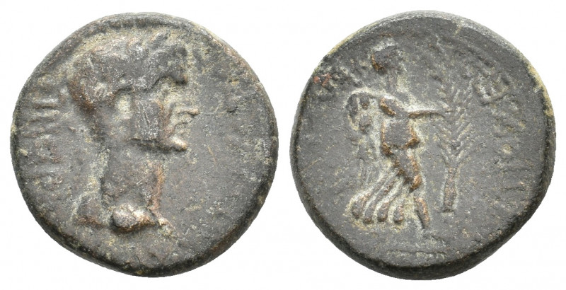 CARIA, Antioch ad Maeandrum. Claudius? 41-54 AD. AE.
Obv: Laureate head right.
R...