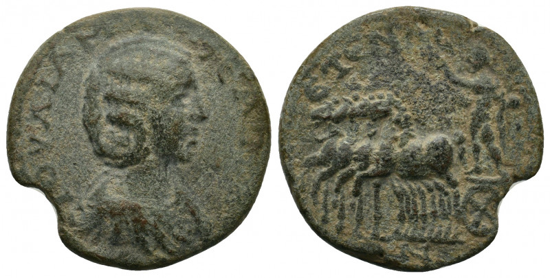 PISIDIA, Etenna. Julia Mamaea Augusta, 222-235 AD. AE.
Obv: ΙΟΥΛΙΑ ΜΑΜƐΑ […].
Bu...