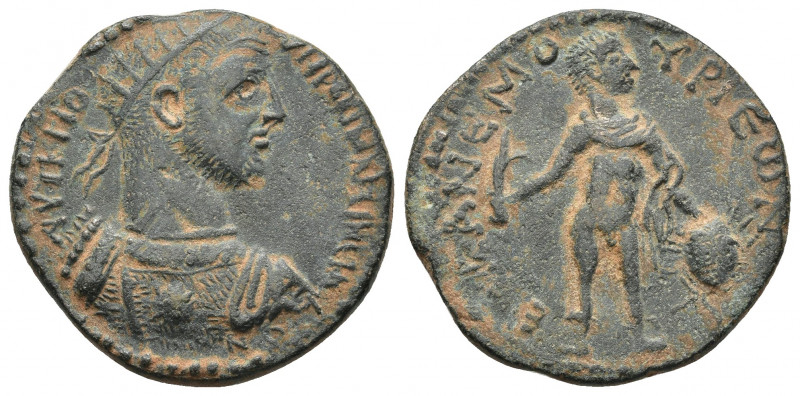 CILICIA, Anemourion. Maximinus, 235-238 AD. AE.
Obv: ΑΥΤ Κ Γ ΙΟ ΟΥΗΡΟΝ ΜΑΞΙΜƐΙΝΟ...