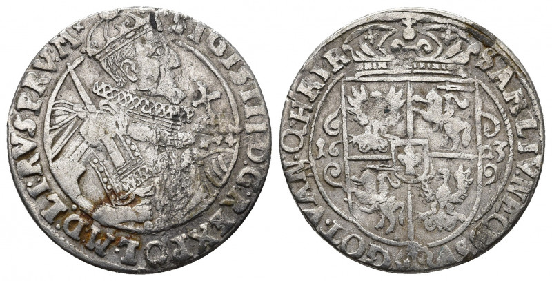 Poland. SIGISMUND III VASA (1587-1632 AD).
Obv: SIGIS III D G REX POL M D LI RVS...