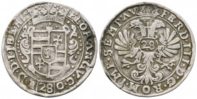 Germany. Oldenburg. ANTON GUNTHER, with EMPEROR FERDINAND III DUKE. (1603-1667 AD). 
Obv: FLOR AN GVN C O E D D I I E K. 
Crowned and garnished coat-o...