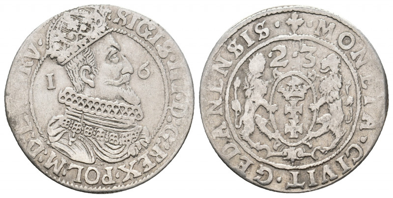 Poland. SIGISMUND III VASA (1587-1632 AD). – 1623 - Gdansk
Obv: SIGIS. III. D: G...