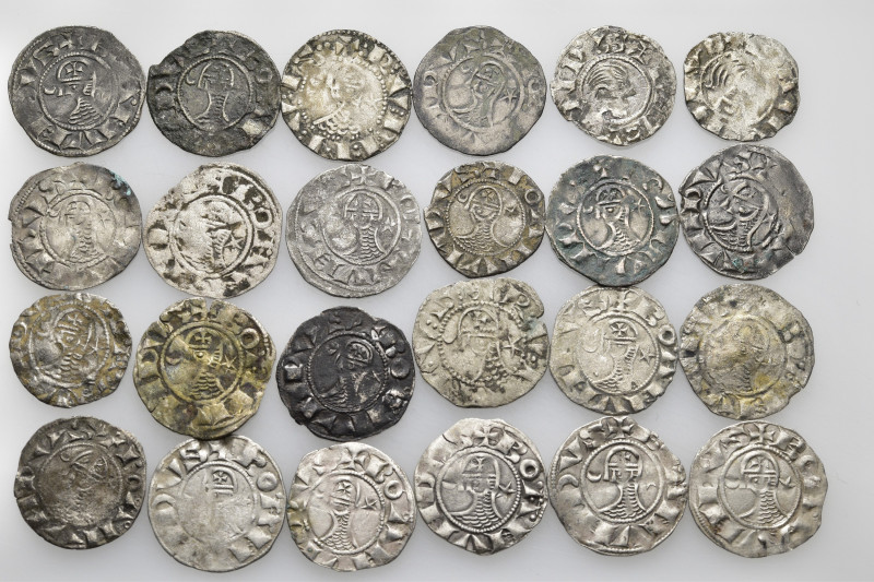 24 MEDIEVAL SILVER COIN LOT
See Picture. No return.