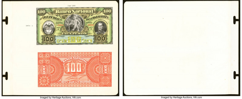 Colombia - Banco Nacional de la República de Colombia 100 Pesos March 4, 1888 Pi...