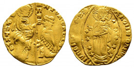 Senato Romano 1350-1439
Ducato, Roma, AU 3.5 g.
Ref : MIR 178/2, Fr. 2
TB. Rare