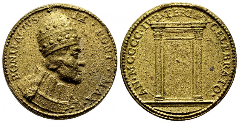 Bonifacio VIII 1294-1303
Medaglia, 1300, Primo Giubileo, AE 37.99 g. 44 mm
TTB...