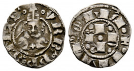 Urbano V 1362-1370
Bolognino Romano, Roma, AG 1.24 g.
Ref : MIR 213/1
TTB+