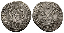Innocenzo VII 1404-1406
Grosso, Roma, AG 2.31 g.
Ref : MIR 261/1 (R2)
TTB. Rare