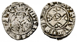 Martino V 1417-1431
Bolognino Romano, Roma, AG 0.63 g.
Ref : MIR 280/1
TTB