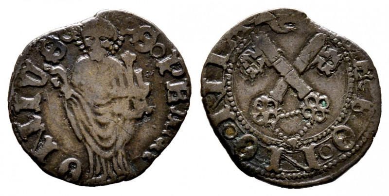 Anonime Pontificie XV secolo
Quattrino da 2 denari, Bologna, Mi 1.01 g.
Ref : ...