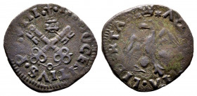 Innocenzo VIII 1484-1492
Cavallo, l'Aquila, AE 2 g.
Ref : MIR 495/1 (R)
TTB