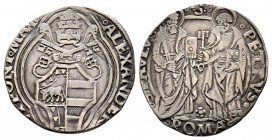 Alessandro VI 1492-1503
Grosso, Roma, AG 2.86 g.
Ref : MIR 522/1
TTB