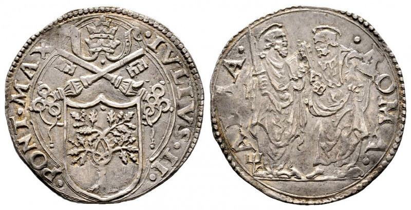 Giulio II 1503-1513
Giulio, Roma, AG 3.75 g.
Ref : MIR 556/2
FDC