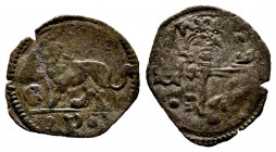 Leone X 1513-1521
Quattrino, Macerata, Mi 0.67 g.
Ref : MIR 686/2
TB-TTB