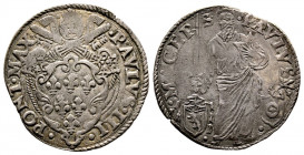 Paolo III 1534-1549
Paolo o Giulio, Macerata, AG 3.20 g.
Ref : MIR 926/1 (R)
TTB