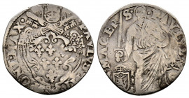 Paolo III 1534-1549
Paolo o Giulio, Macerata, AG 2.60 g.
Ref : MIR 926/2
TB