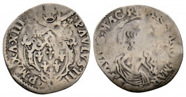 Paolo III 1534-1549
Grosso, Macerata, AG 1.25 g.
Ref : MIR 934 (R)
TB