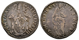 Giulio III 1550-1555
Giulio, Ancona, AG 3.13 g.
Ref : MIR 993/2
TTB