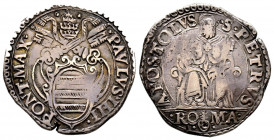 Paolo IV 1555-1559
Testone, Roma, AG 9.14 g.
Ref : MIR 1024/1
TTB