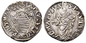 Paolo IV 1555-1559
Giulio, Roma, AG 3.20 g.
Ref : MIR 1026/6
TTB