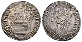 Paolo IV 1555-1559
Giulio, Ancona, AG 3.00 g.
Ref : MIR 1034/4
Superbe