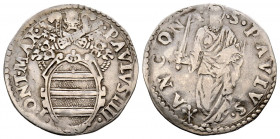 Paolo IV 1555-1559
Giulio, Ancona, AG 3.00 g.
Ref : MIR 1034/4
TTB