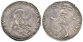 Pio V 1566-1572
Bianco, Bologna, AG 4.79 g.
Ref : MIR 1105, Munt. 49, Berm. 1116, CNI 10/20
presque Superbe