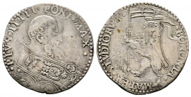 Pio V 1566-1572
Bianco, Bologna, AG 4.78 g.
Ref : MIR 1105, Munt. 49, Berm. 1116, CNI 10/20
TTB-SUP