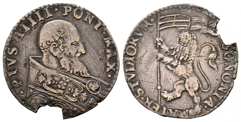 Pio V 1566-1572
Bianco, Bologna, AG 4.42 g.
Ref : MIR 1105, Munt. 49, Berm. 11...